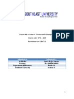 Course Title: Advanced Pharmaceutical Analysis-II Course Code: BPH - 4013 Submission Date: 28.07.21