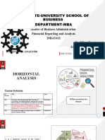 Lecture-5 & 6 - Horizotal Analysis