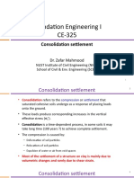 CE325 - 07 Consolidation Settlement