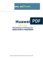Huawei H12-211 HCIA-Routing & Switching V2.5 Exam Questions