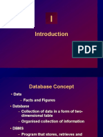 Introduction To Database Management System, DBMS