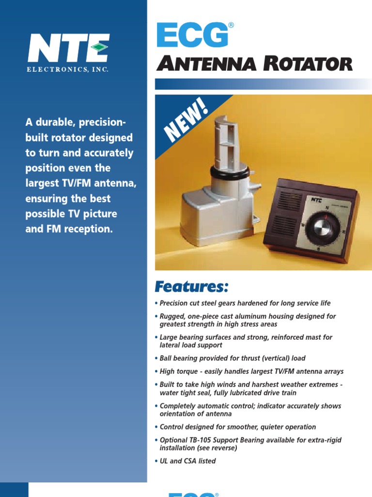 Yaesu G-450A Antenna Rotator Manual | PDF | Bearing (Mechanical ...