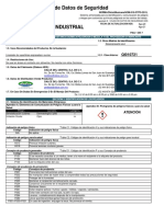 Hoja de Datos de Seguridad Desengrasante Industrial