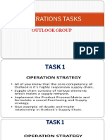Outlook's Operations Tasks and Strategies