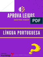 Questoes Vunesp de Lingua Portuguesa