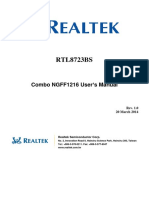 RTL8723BS: Combo NGFF1216 User 'S Manual