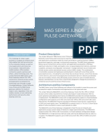 Mag Series Junos Pulse Gateways: Product Description