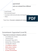 Guide to Key Investment Appraisal Methods