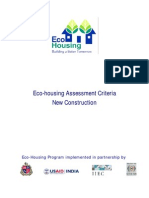 Eco-Housing Assessment Criteria New Construction
