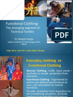 Functional Clothing:: The Emerging Segment of Technical Textiles