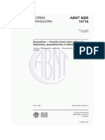 NBR 14718 de 08.2019 - Esquadrias — Guarda-corpos para edificação — Requisitos, procedimentos e métodos de ensaio