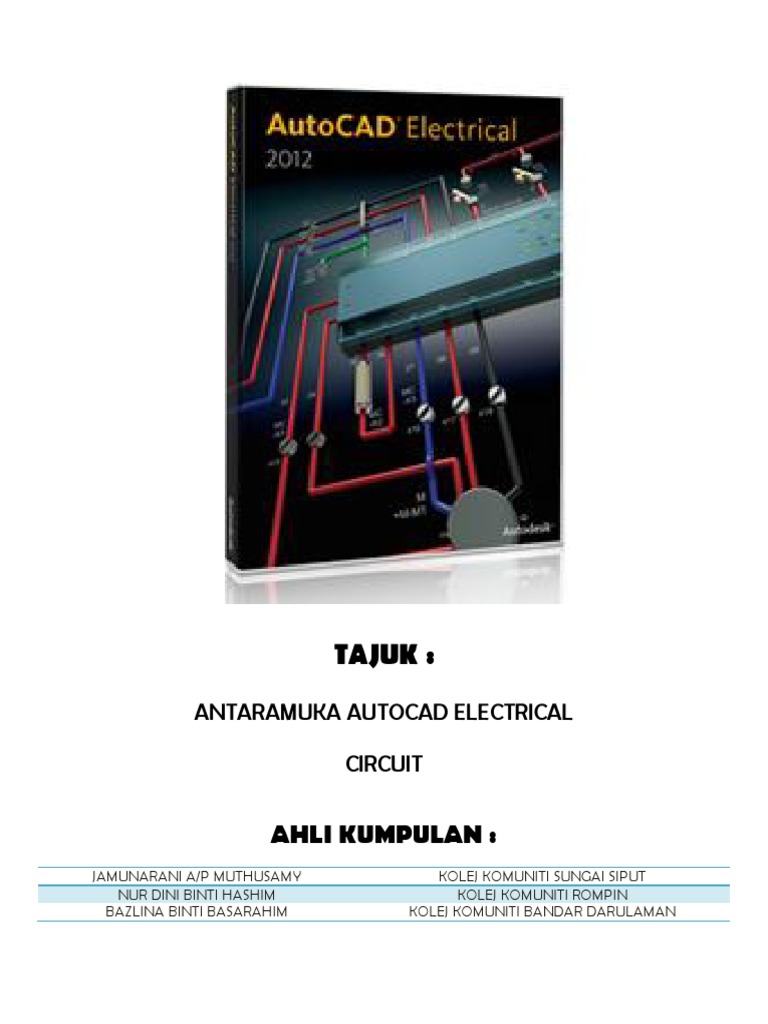 AutoCAD Electrical Graphical Interface | PDF | Menu (Computing ...