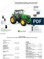 6M Series Tractors 6135M 6150M 6170M 6190M 6210M South America Edition Filter Overview With Service Intervals and Capacities