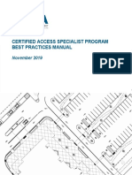 Certified Access Specialist Program Best Practices Manual: November 2019