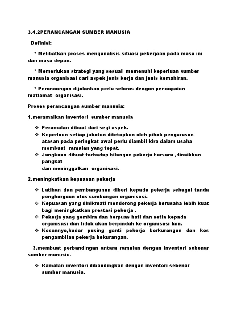 3 4 2 Pengurusan Sumber Manusia Pdf