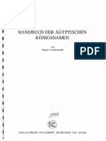 Handbuch Der Ägyptischen Königsnamen 1999