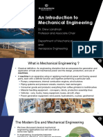 Introduction to Mechanical Engineering and Careers