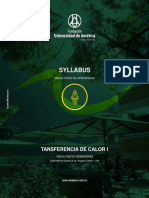 Transferencia de Calor I (Syllabus Por Competencias)