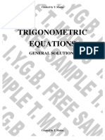 Trigonometric General Solutions