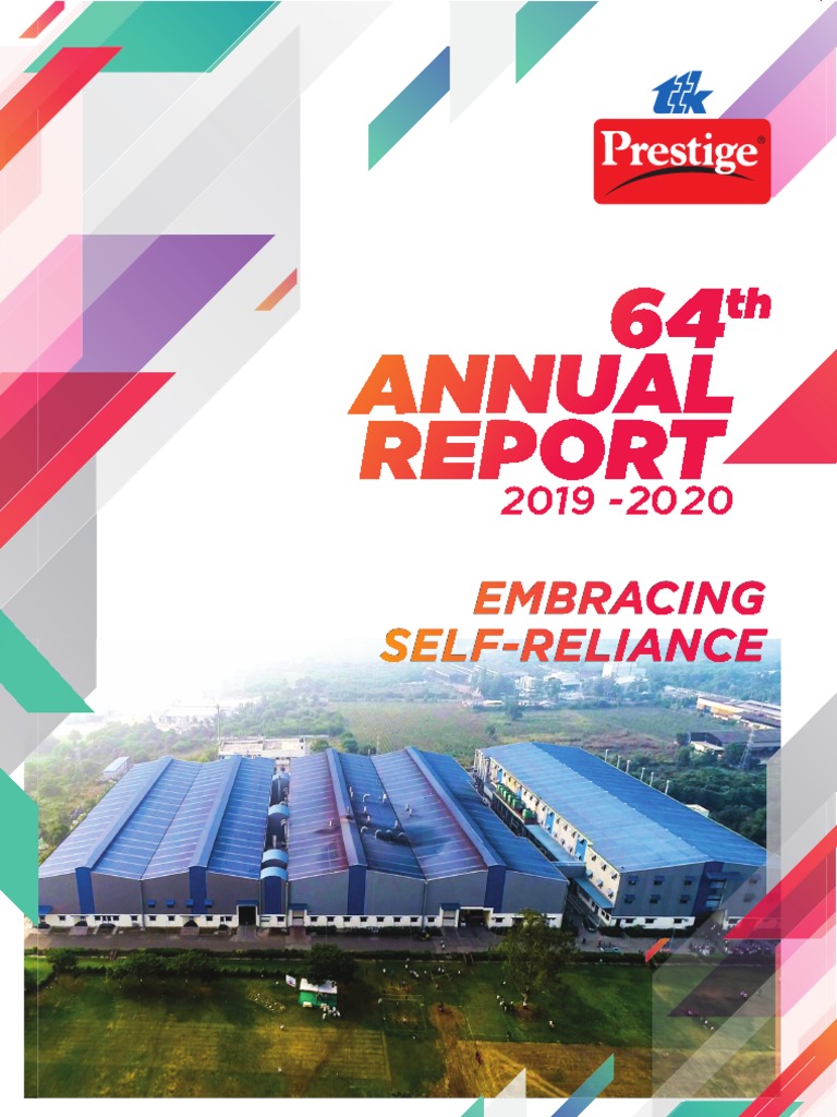 Prestige Annual Report 201920 Download Free PDF Dividend