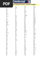 3000 Most Common English Words