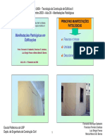 PCC 2436 - 2003 - Aula 30 Patologia Manifestacoes