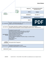 Ficha Técnica Resucitador Manual Adulto Desechable NCS-400L-RV