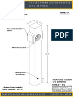 UNDERGROUND METER PEDESTAL SPECS