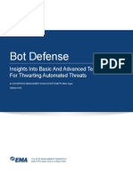 Bot Defense Insights Into Basic and Advanced Techniques For Thwarting Automated Threats