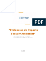 Informe impacto social y ambiental