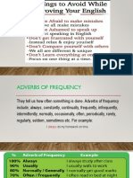 Adverbs of Frequency and Definite Frequency