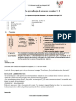 Sesión de Aprendizaje 4 Movimiento Obrero Del Sigloxix