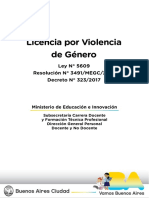 Licencia Por Violencia de Genero 0