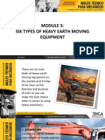 Module 5 Reading - Types of Heavy Earth Moving Equipment