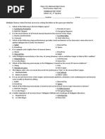 Music 10 - Summative Test - 4th Final 10 Items