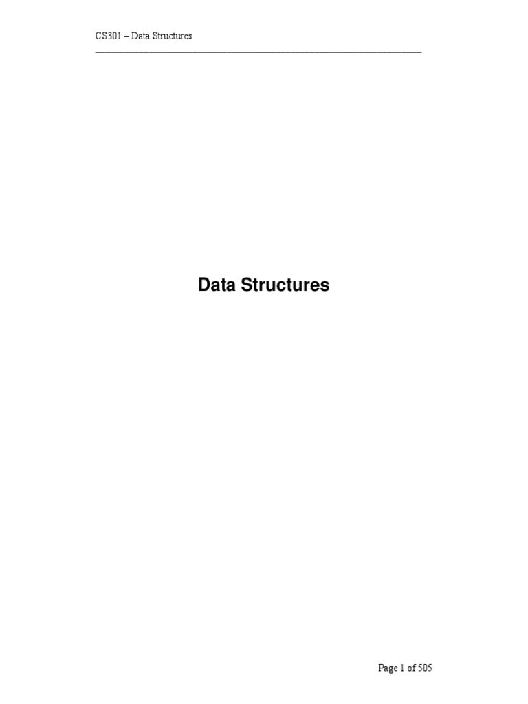 Data Structures | PDF