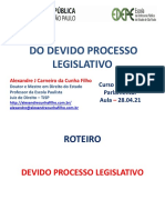 Devido Processo Legislativo Defensoria 28.04.21