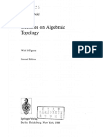 Dold, A., Lectures On Algebraic Topology