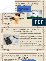 Need For Activation of Debt Market in India