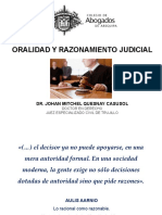 Oralidad y Razonamiento Judicial QUESNAY CASUSOL