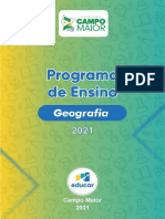 Programa de Ensino de Geografia para Campo Maior