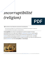 Incorruptibilité (Religion) - Wikipédia