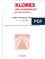 ¿Valores o Valores Económicos ¿Qué Necesitamos