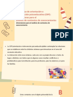 El Proceso de Orientación e Intervención Psicoeducativa (OIP) : Dimensiones para El Análisis de Contextos de Asesoramiento