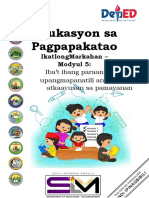 EsP2 - Q3Module 5 Ibat-Ibang Paraan Upang Mapanatili Ang Kalinisan at Kaayusan Sa Pamayanan