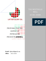 The Westhills Mall: Proposal For The Supply of Petroleum Products (Diesel)