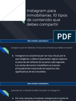 Instagram para Inmobiliarias. 10 Tipos de Contenido Que Debes Compartir Por Tomas Dufich