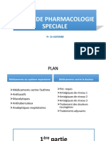 Pharmacologie Speciale D 1