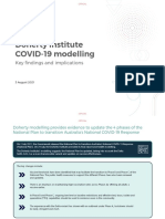 Doherty Institute COVID-19 Modelling: Key Findings and Implications