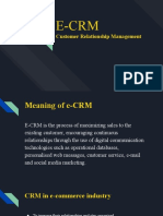 E-Crm: Customer Relationship Management